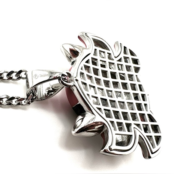 Stainless Steel Sonic's Shadow The Hedgehog Necklace - Picture 5 of 7